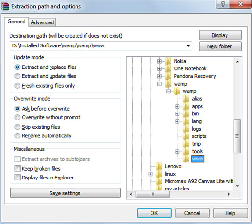 installing wordpress on local host